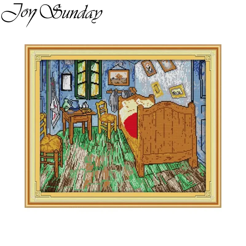 Embroidery Meaning - Joy Sunday Ван Гог спальня узор