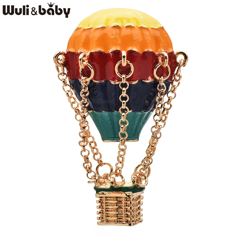 Embroidery Bali - Wuli&baby разноцветная эмалированная брошь в виде