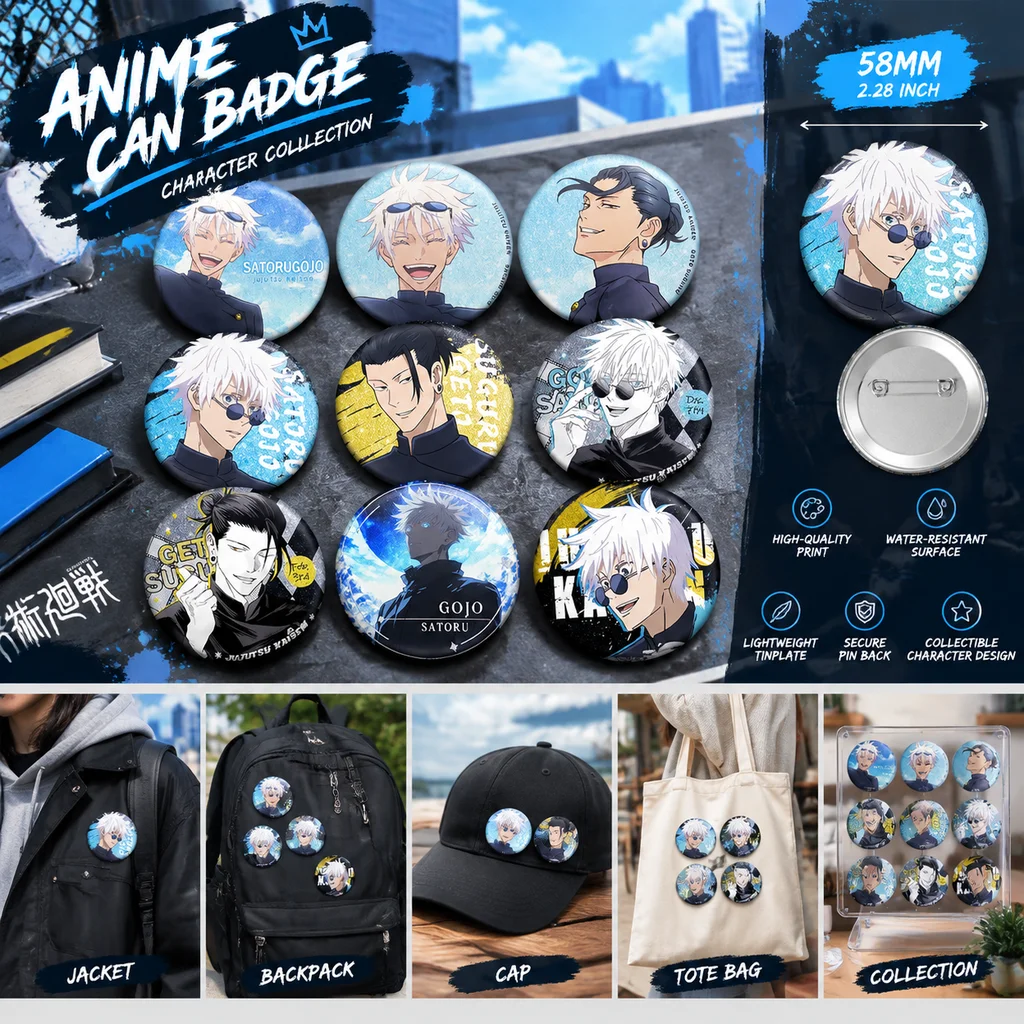 Embroidery Reddit - Значок Jujutsu Kaisen Pet58 с изображением