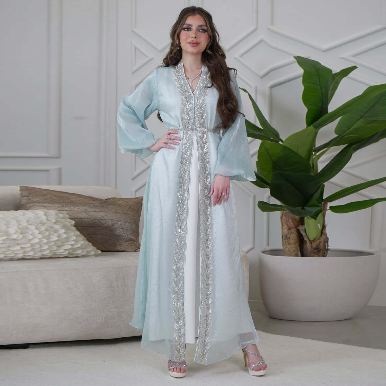 Ид Мубарак Джеллаба кимоно кар – обзор и цена Embroidery Kebaya