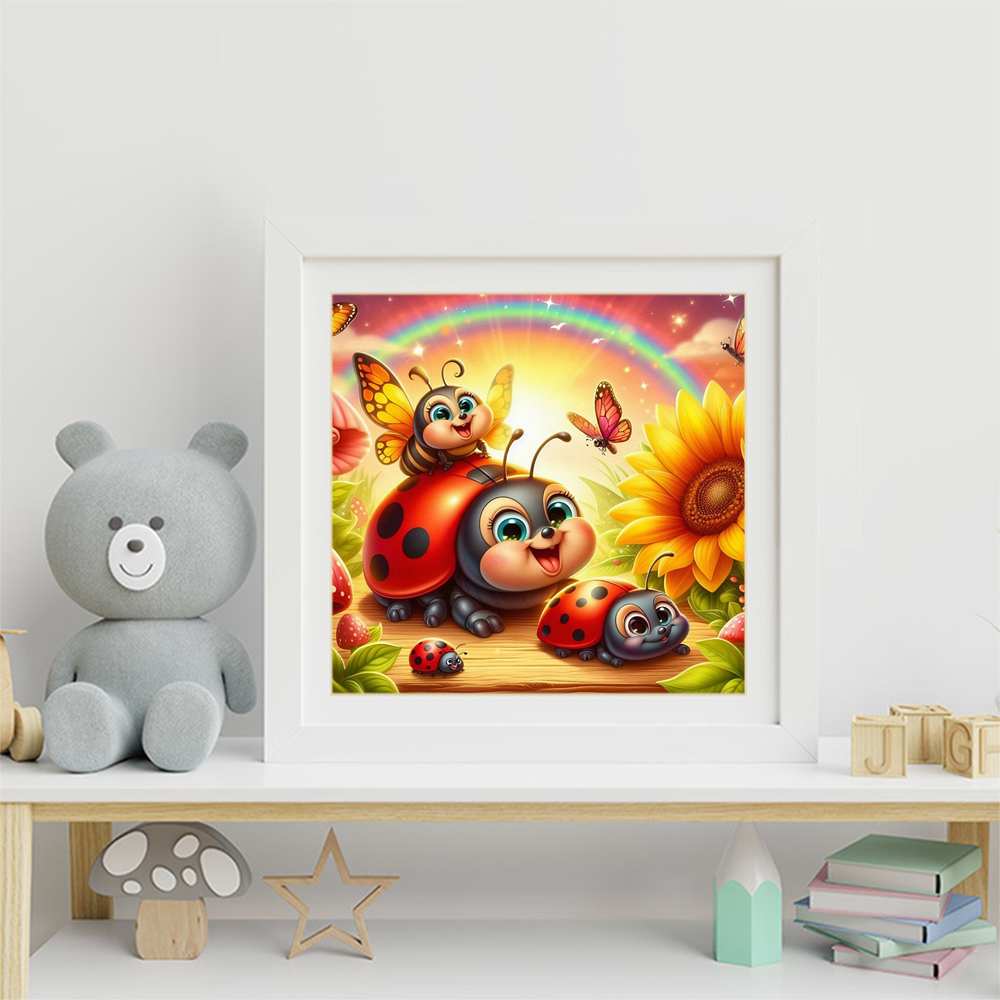 Алмазная мозаика Evershine: Вы – обзор и цена Embroidery Lady Bug