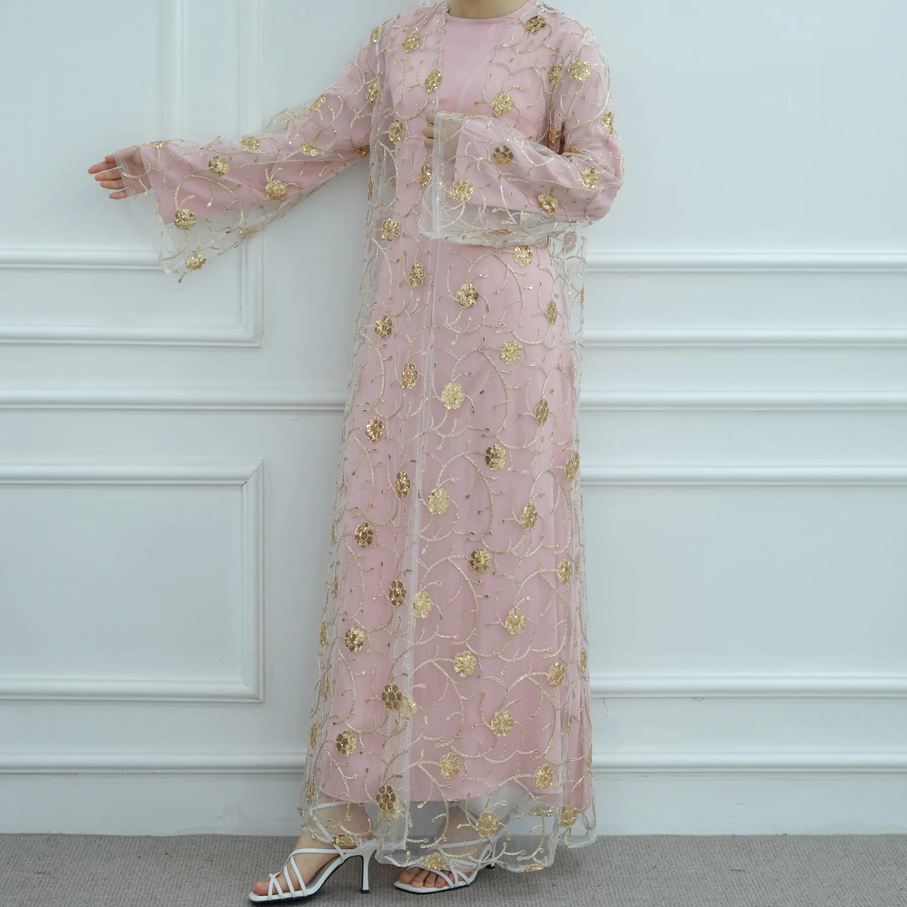 Мусульманское сетчатое кимоно- – обзор и цена Embroidery Kebaya