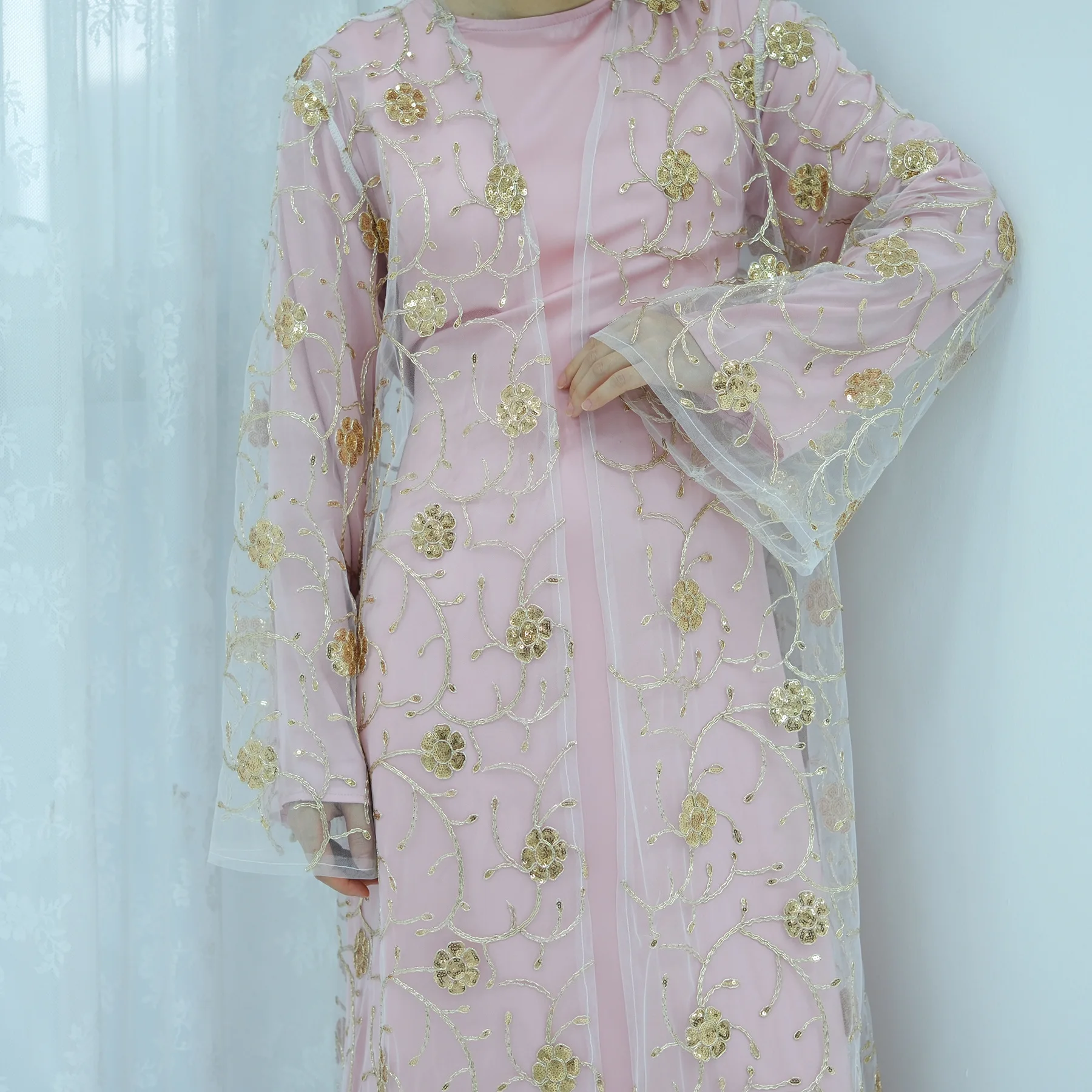 Мусульманское сетчатое кимоно- – обзор и цена Embroidery Kebaya